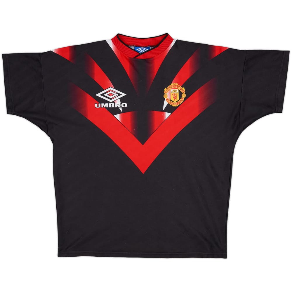 1994-95 Manchester United Umbro Training Shirt - 6/10 - (XL)