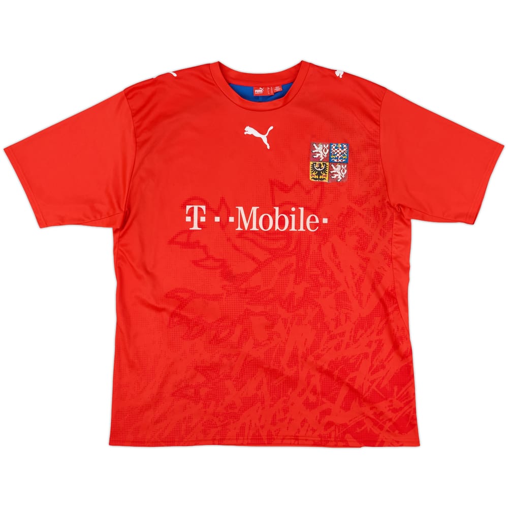 2006-08 Czech Republic Basic Home Shirt - 7/10 - (XL)