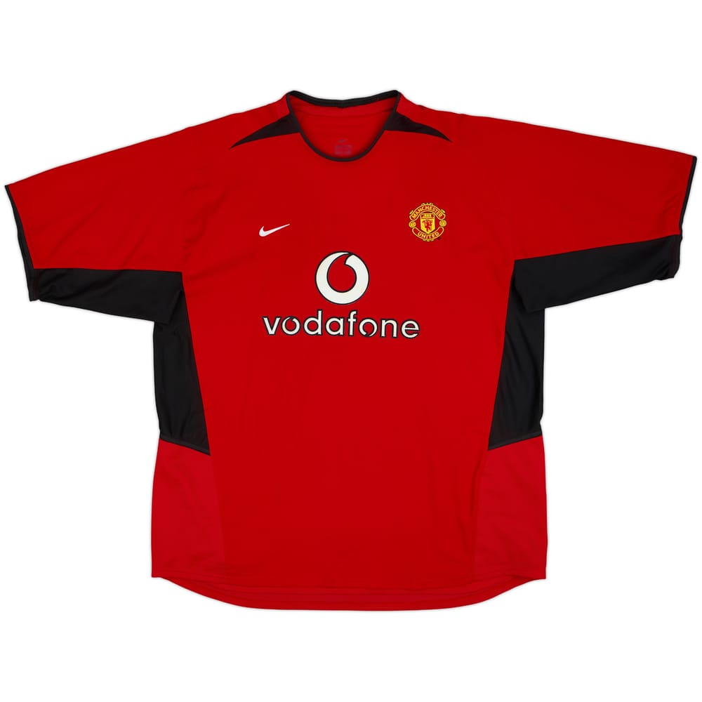 2002-04 Manchester United Home Shirt - 5/10 - (XXL)