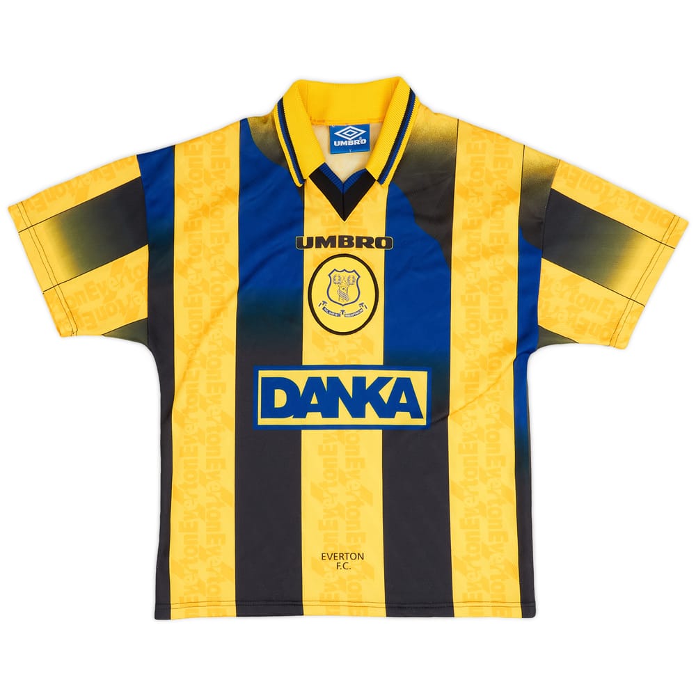 1996-98 Everton Away Shirt - 9/10 - (Y)