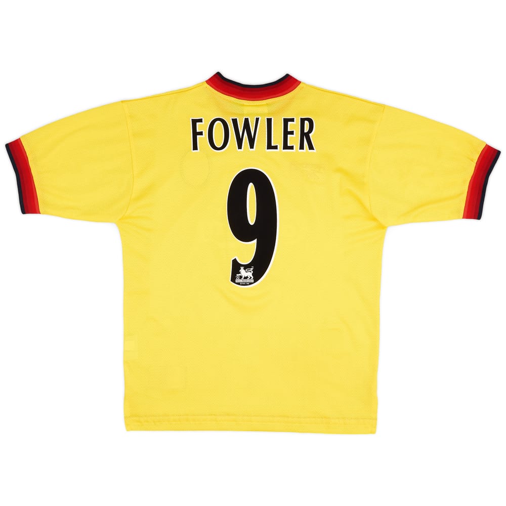 1997-99 Liverpool Away Shirt Fowler #9 - 10/10 - (M)
