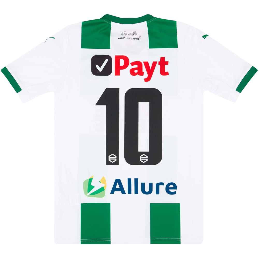 2020-21 FC Groningen Home Shirt Robben #10