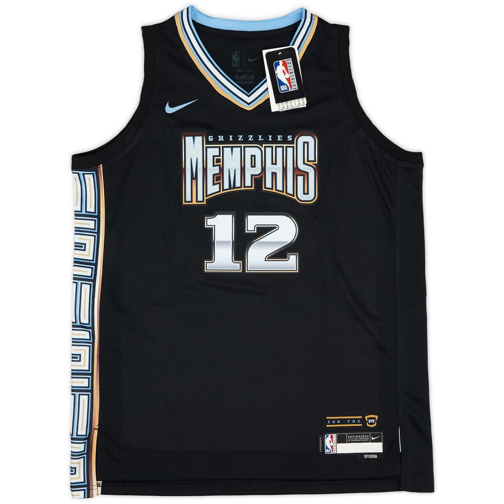 2022-23 Memphis Grizzlies Morant #12 Nike Swingman Alternate Jersey (XL.Kids)