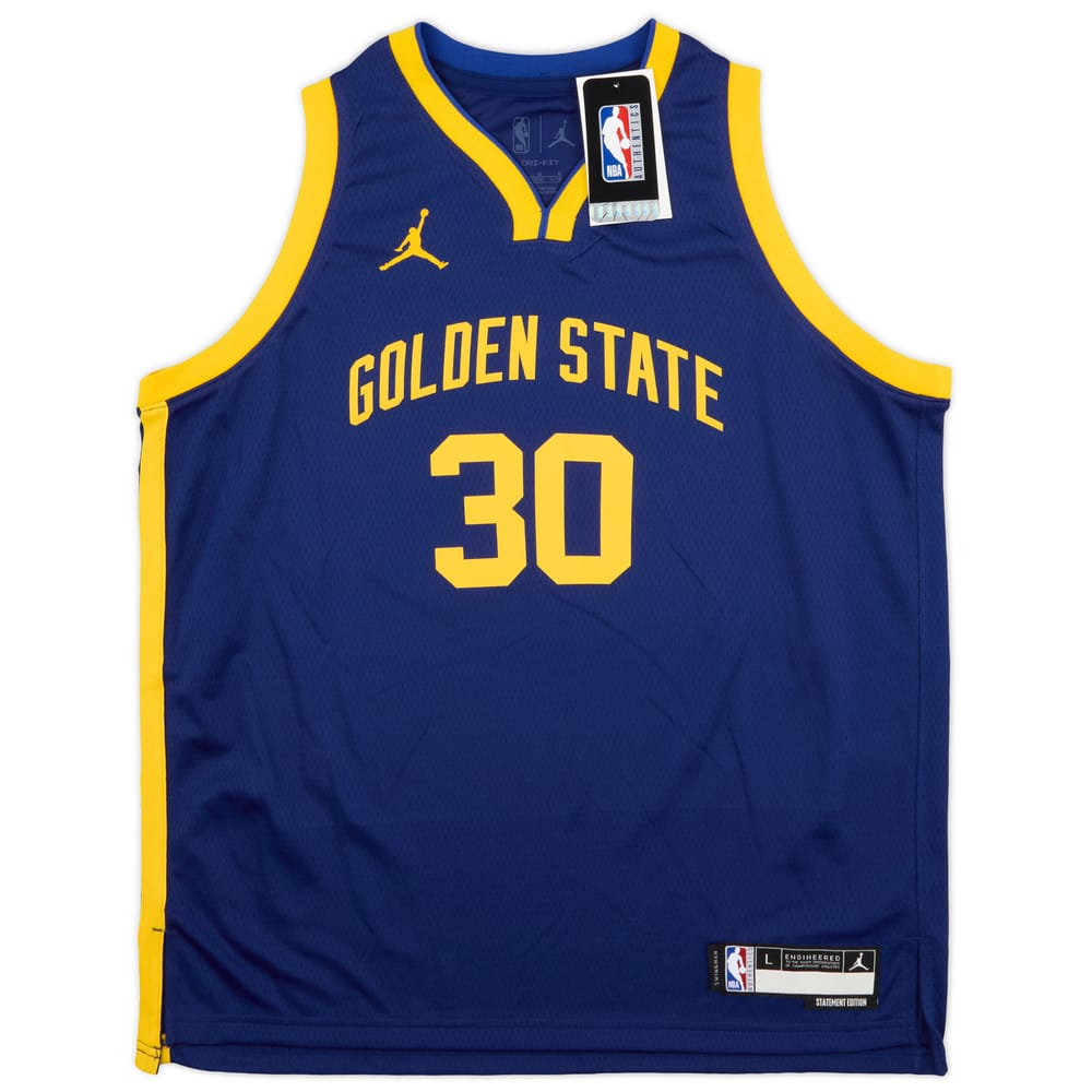 2022-24 Golden State Warriors Curry #30 Jordan Swingman Alternate Jersey (L.Kids)