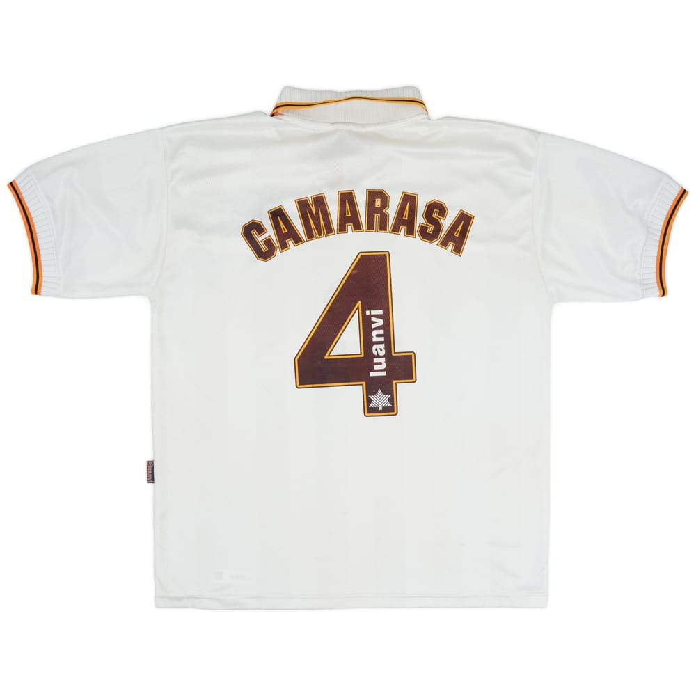 1998-99 Valencia Home Shirt Camarasa #4 - 8/10 - (XL)