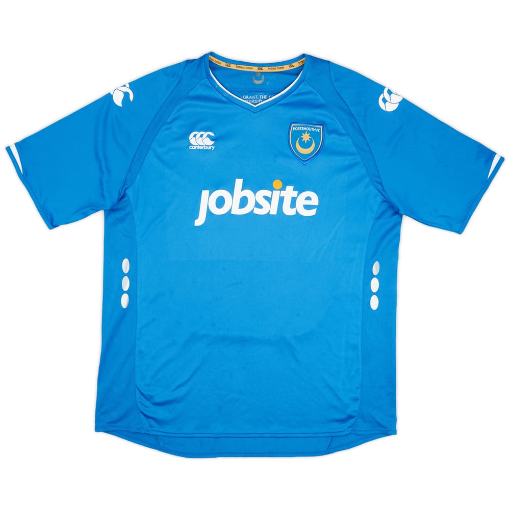 2009-10 Portsmouth Home Shirt - 7/10 - (XL)