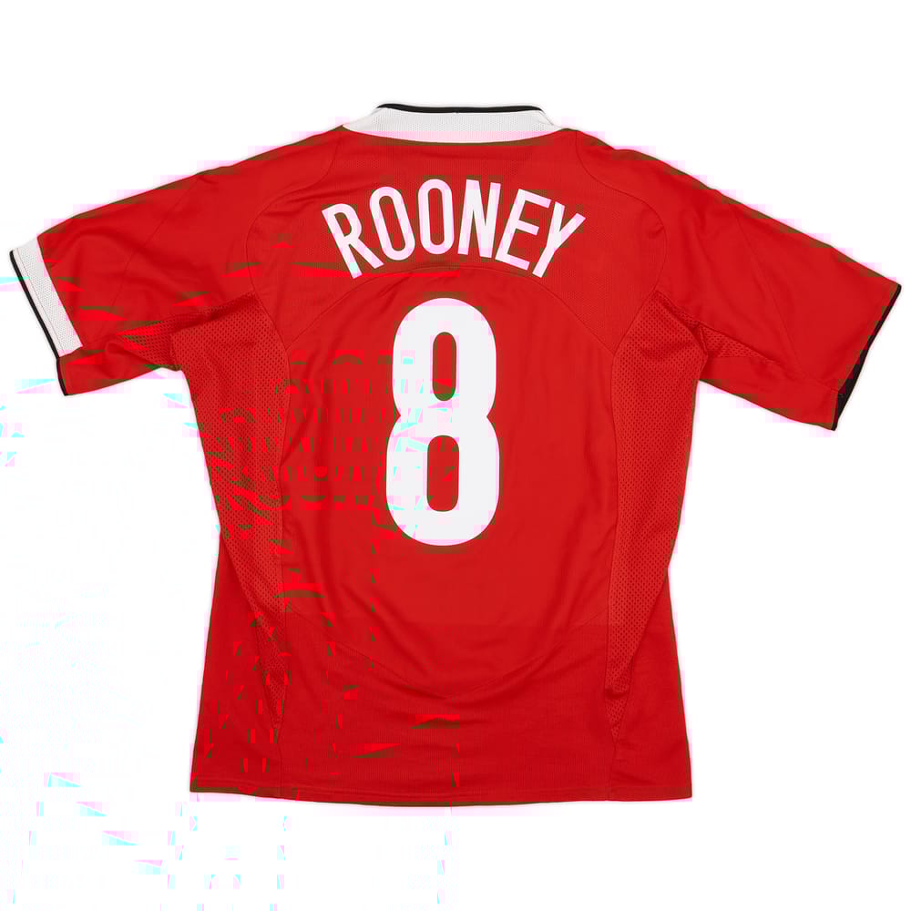 2004-06 Manchester United Home Shirt Rooney #8 - 7/10 - (S)