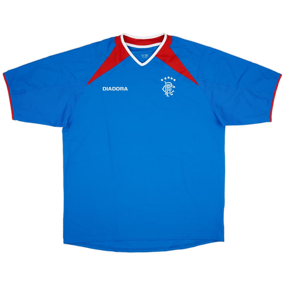 2003-04 Rangers Home Shirt - 8/10 - (XL)