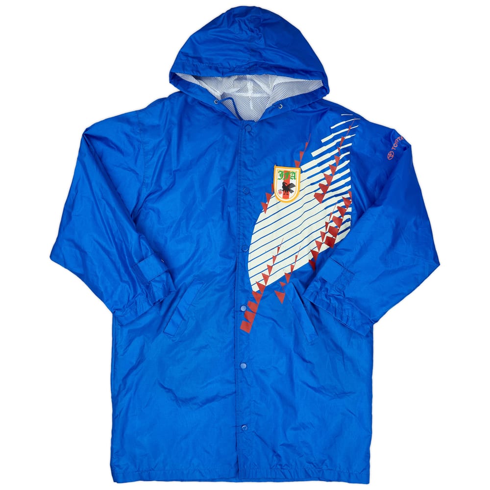 1990s Japan Hooded Bench Coat - 6/10 - (L)