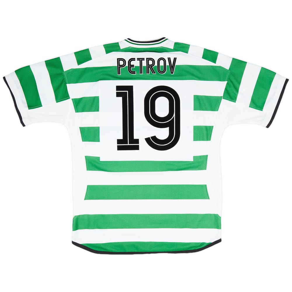2001-03 Celtic Home Shirt Petrov #19 - 9/10 - (XL)