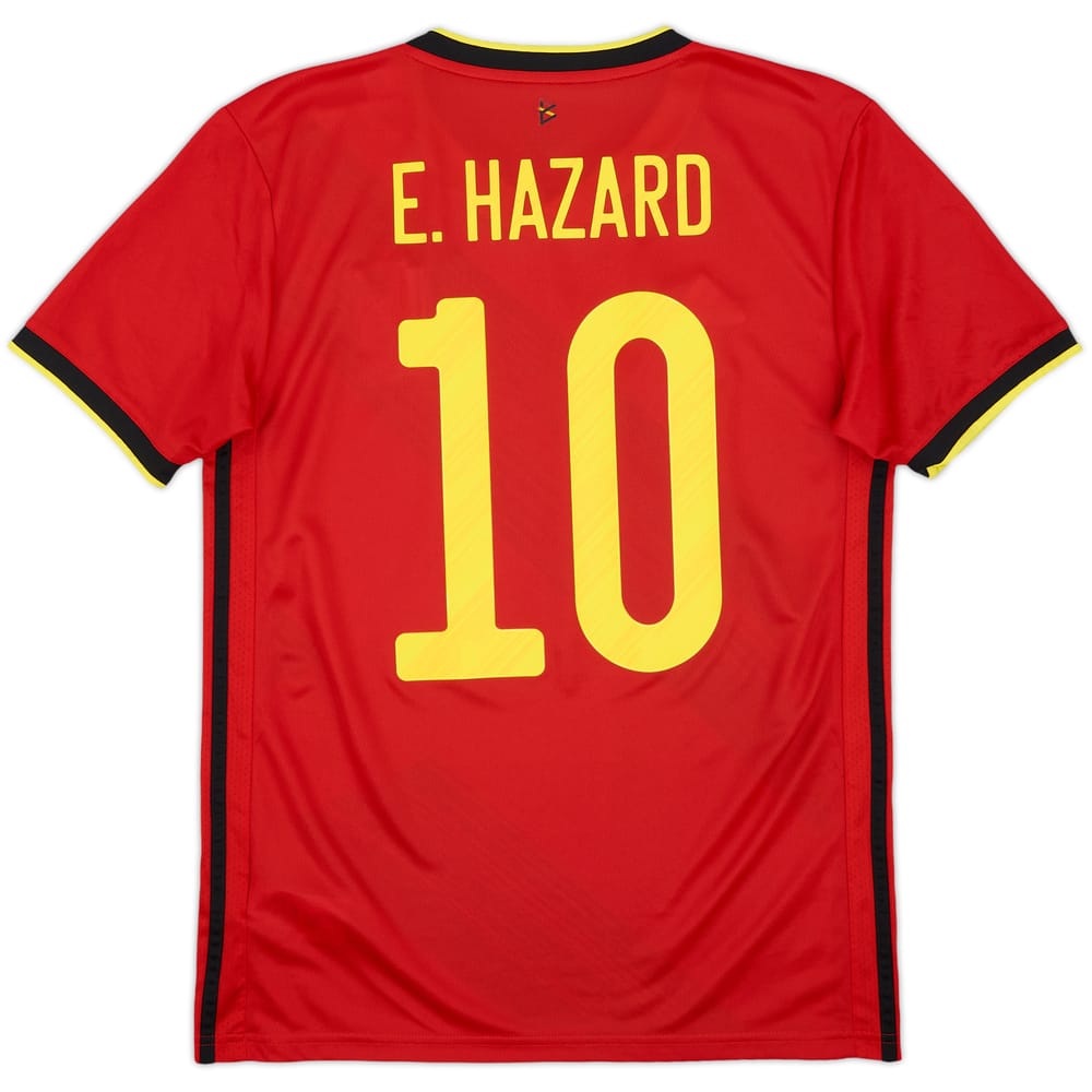 2020-21 Belgium Home Shirt E.Hazard #10 - 9/10 - (S)