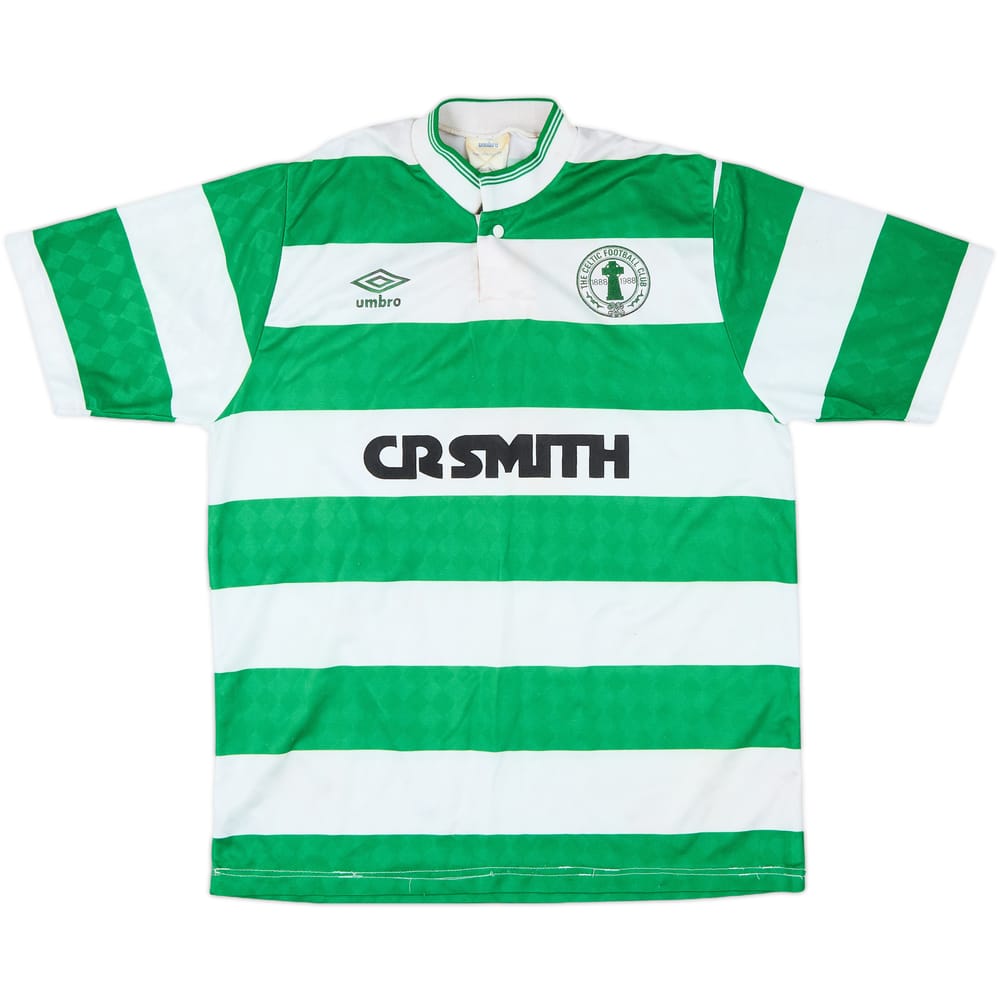1987-89 Celtic Centenary Home Shirt - 7/10 - (S)