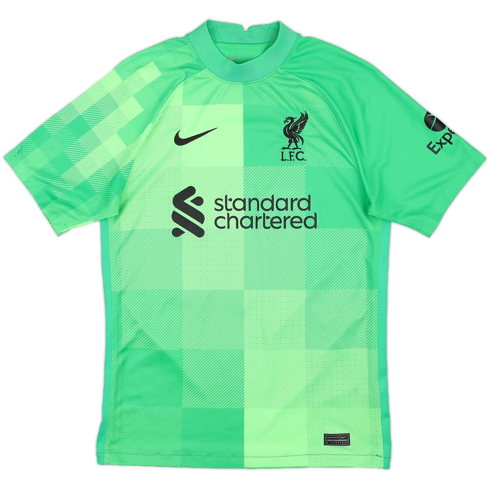 2021-22 Liverpool GK Shirt A.Becker #1 - 7/10 - (S)