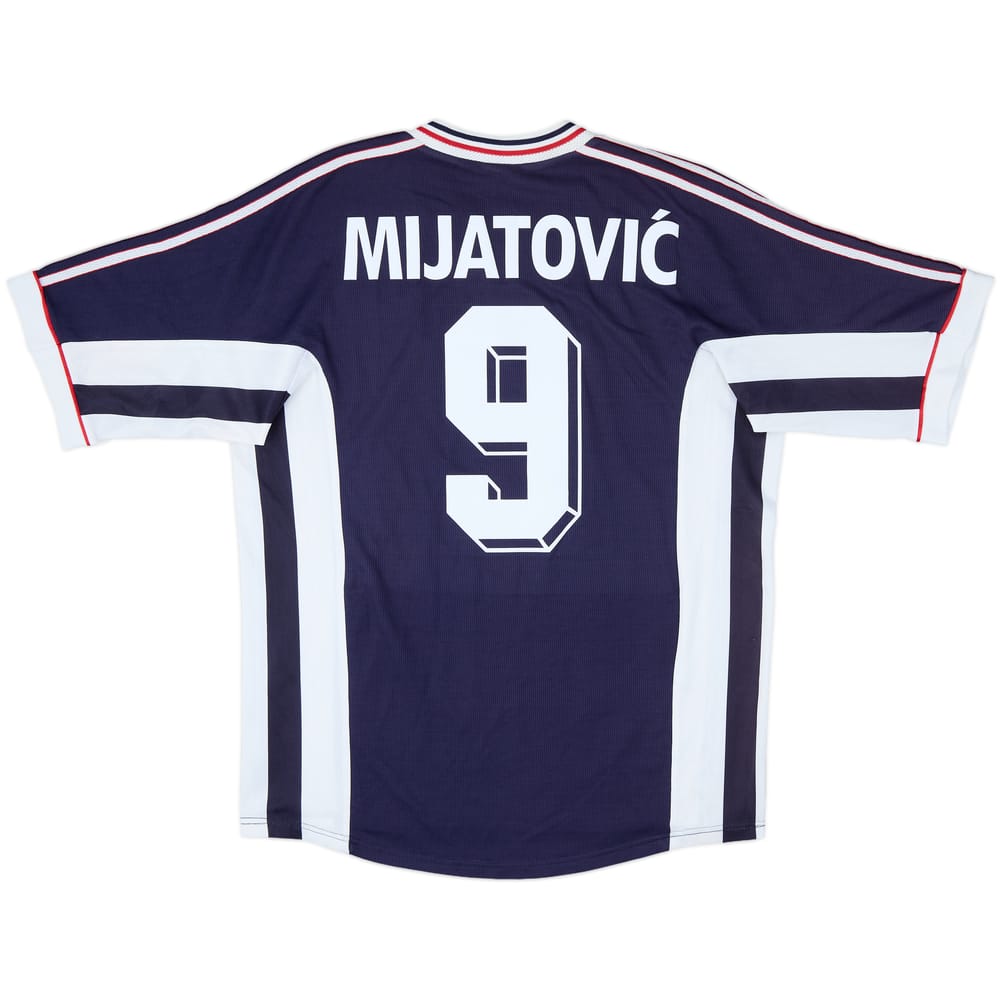 1998-99 Yugoslavia Home Shirt Mijatovic #9 - 7/10 - (M)