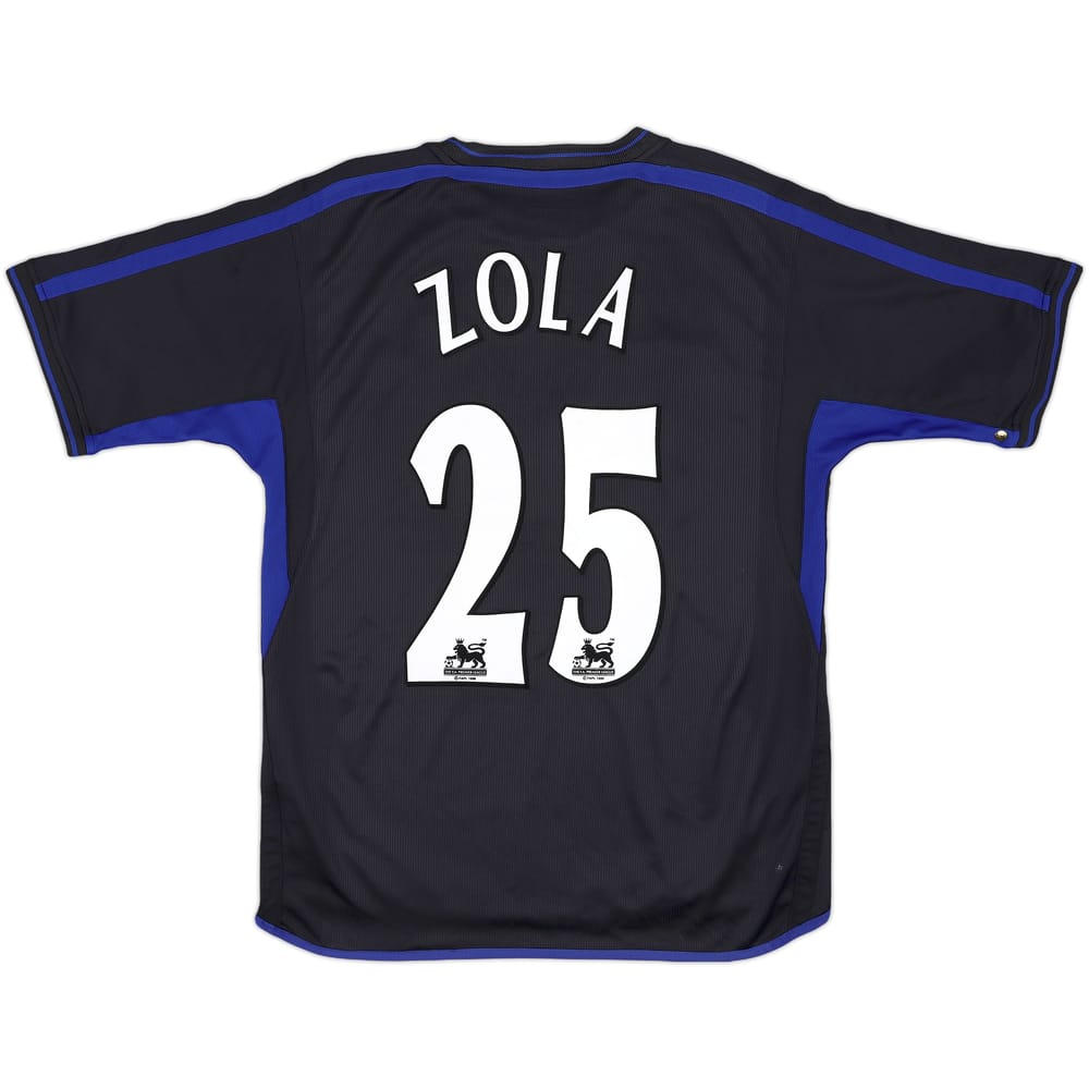 2002-04 Chelsea Away Shirt Zola #25 - 6/10 - (M)