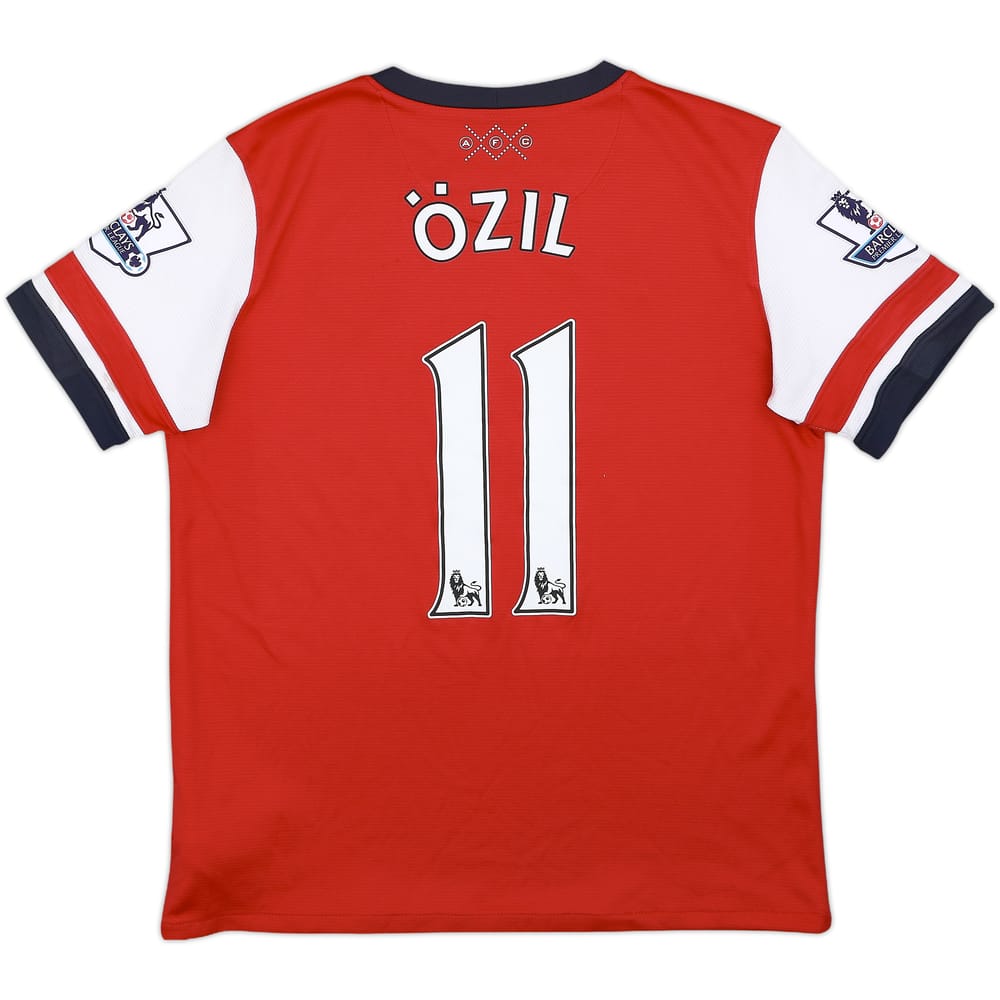 2012-14 Arsenal Home Shirt Ozil #11 - 6/10 - (XL.Boys)