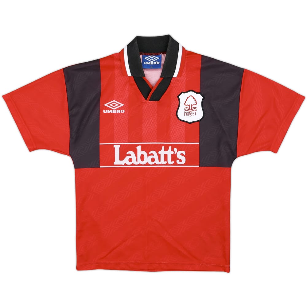 1994-96 Nottingham Forest Home Shirt - 6/10 - (L.Boys)