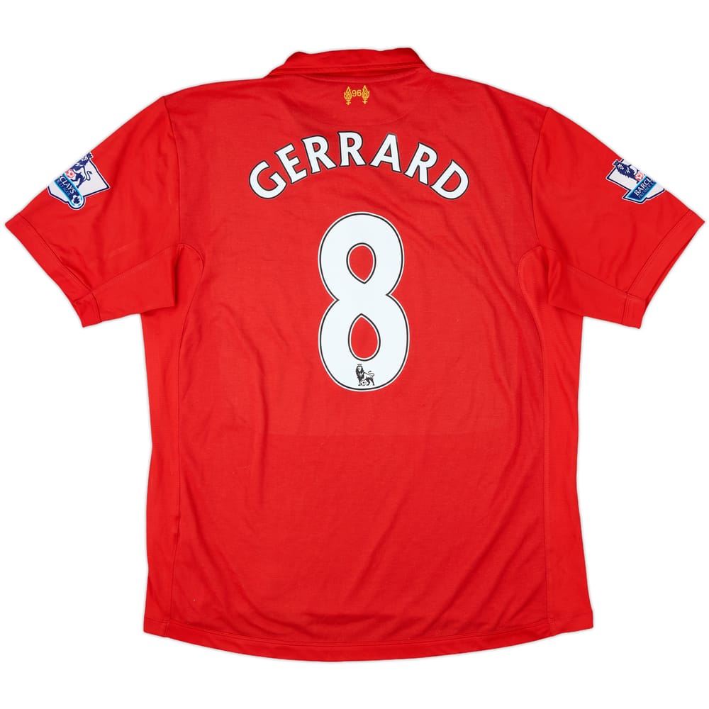 2012-13 Liverpool Home Shirt Gerrard #8 - 6/10 - (XL)