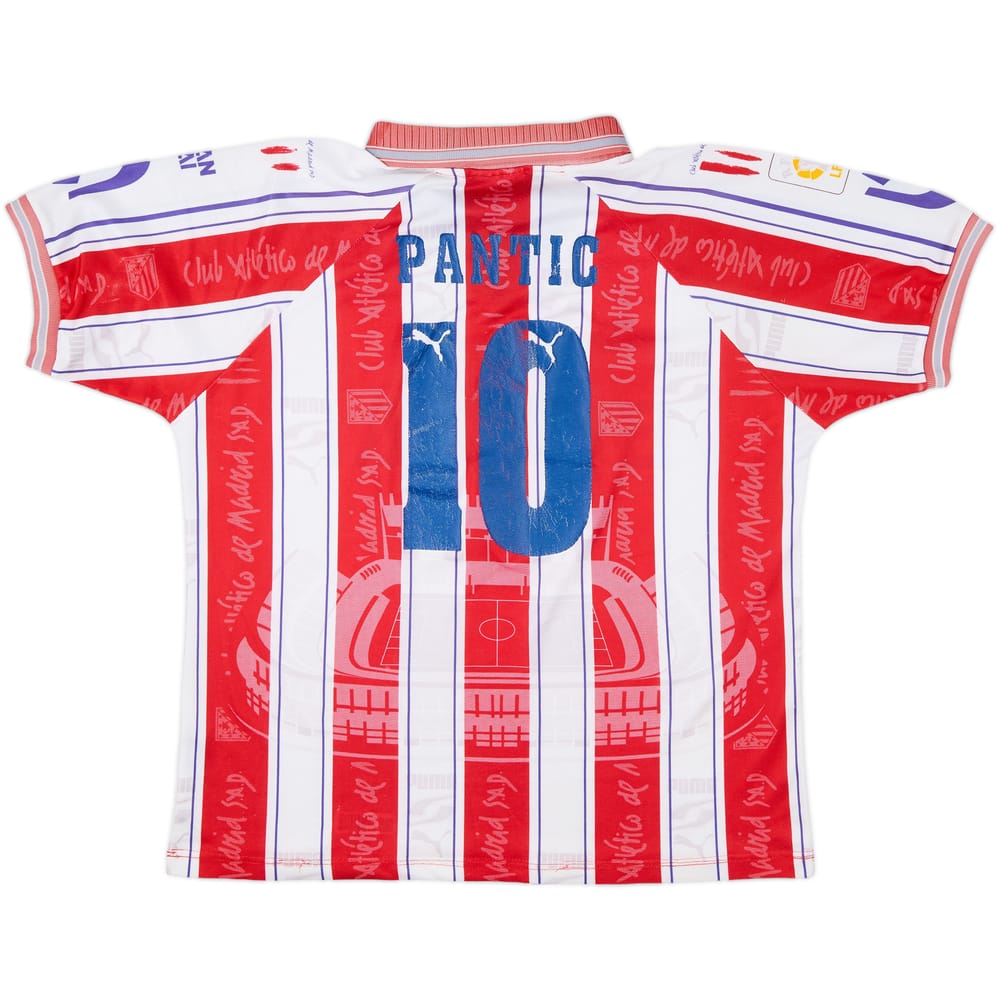 1996-97 Atletico Madrid Home Shirt Pantic #10 - 5/10 - (L/XL)