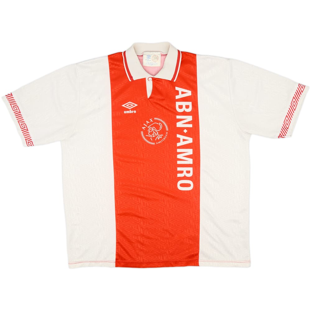 1991-93 Ajax Home Shirt - 6/10 - (XL)
