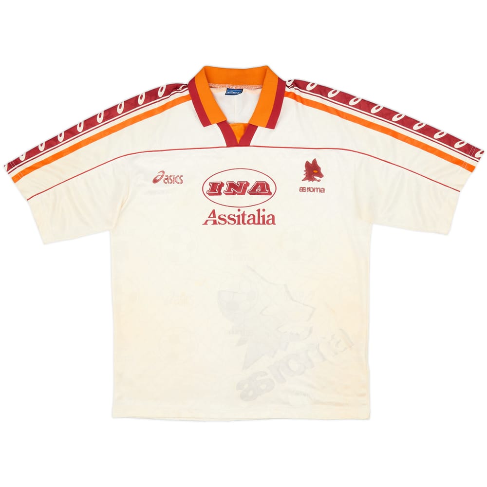 1995-96 Roma Away Shirt - 7/10 - (L)
