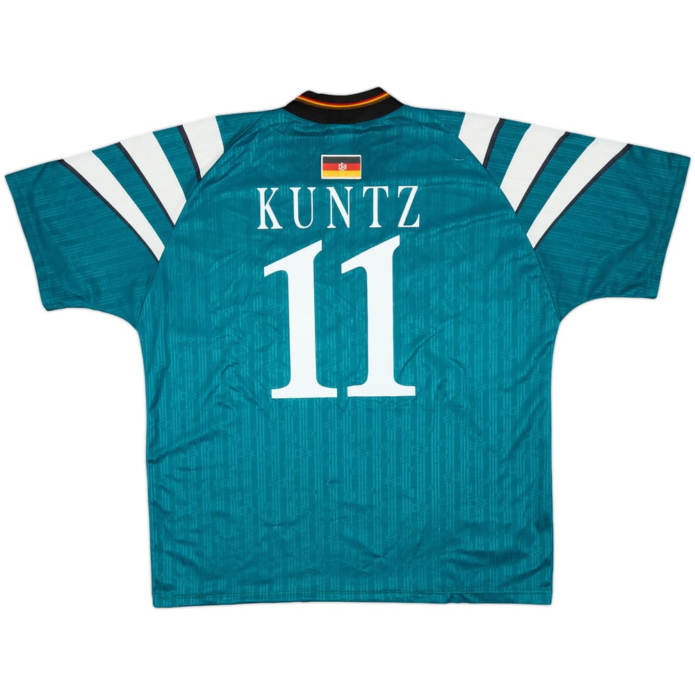 1996-98 Germany Away Shirt Kuntz #11 - 7/10 - (XXL)