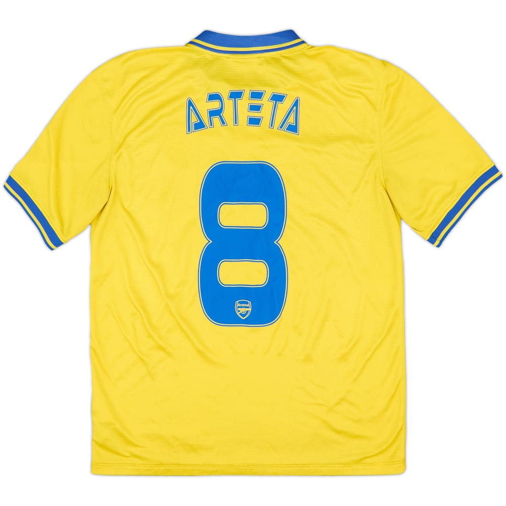 2013-14 Arsenal Away Shirt Arteta #8 - 7/10 - (M)