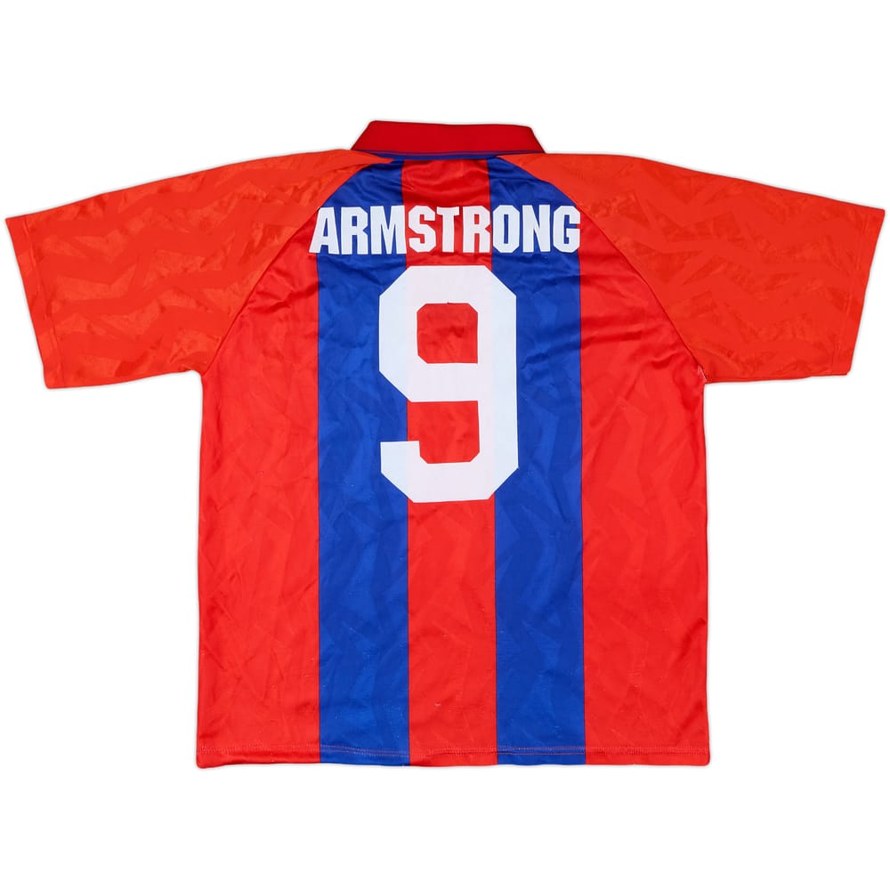 1993-94 Crystal Palace Home Shirt Armstrong #9 - 6/10 - (L)