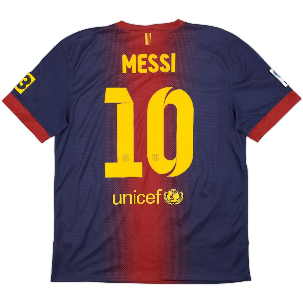 2012-13 Barcelona Home Shirt Messi #10 - 7/10 - (L)