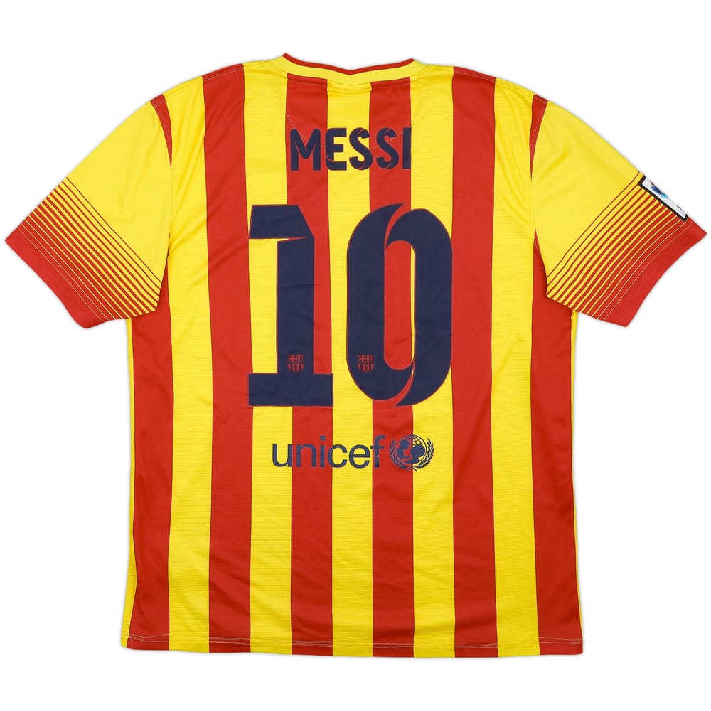 2013-15 Barcelona Away Shirt Messi #10 - 6/10 - (L)