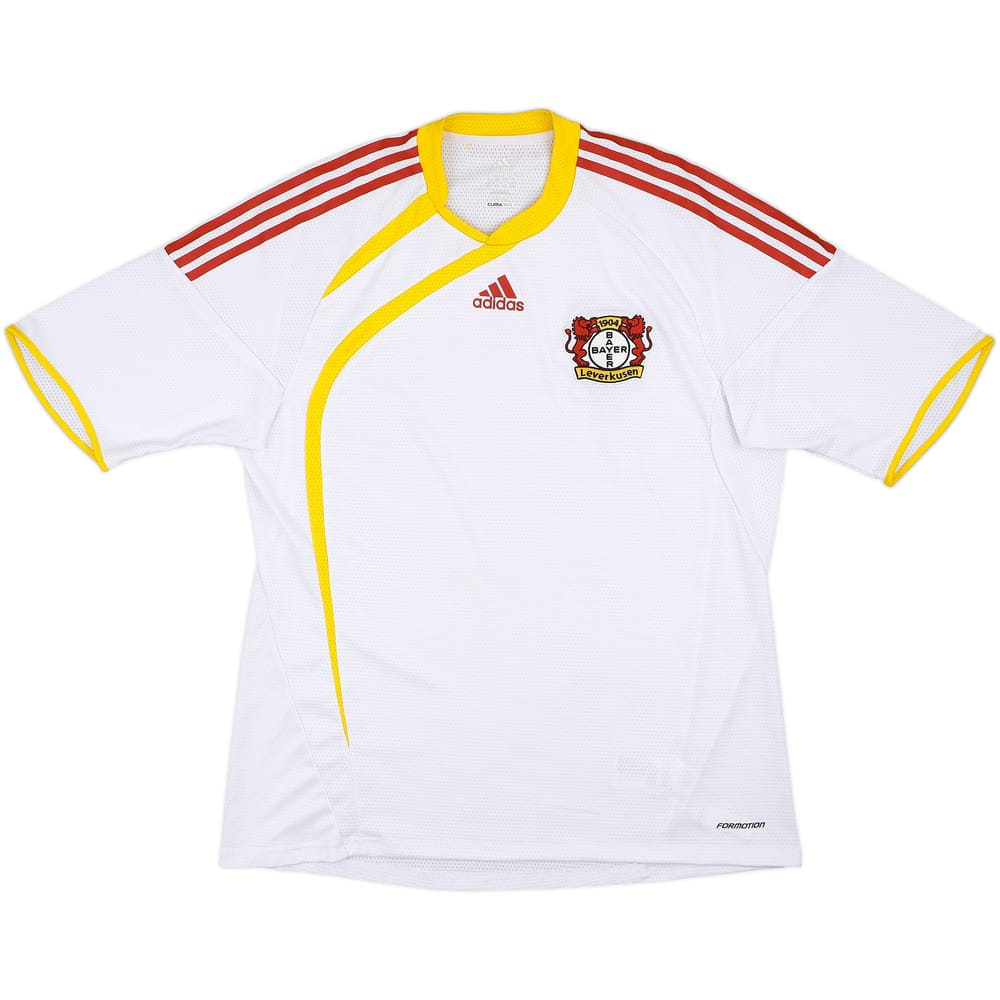 2009-10 Bayer Leverkusen Player Issue Away L/S Shirt - 7/10 - (XL)