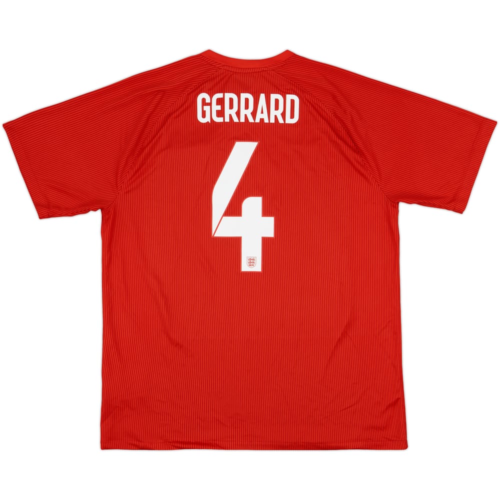 2014-15 England Away Shirt Gerrard #4 - 7/10 - (XL)