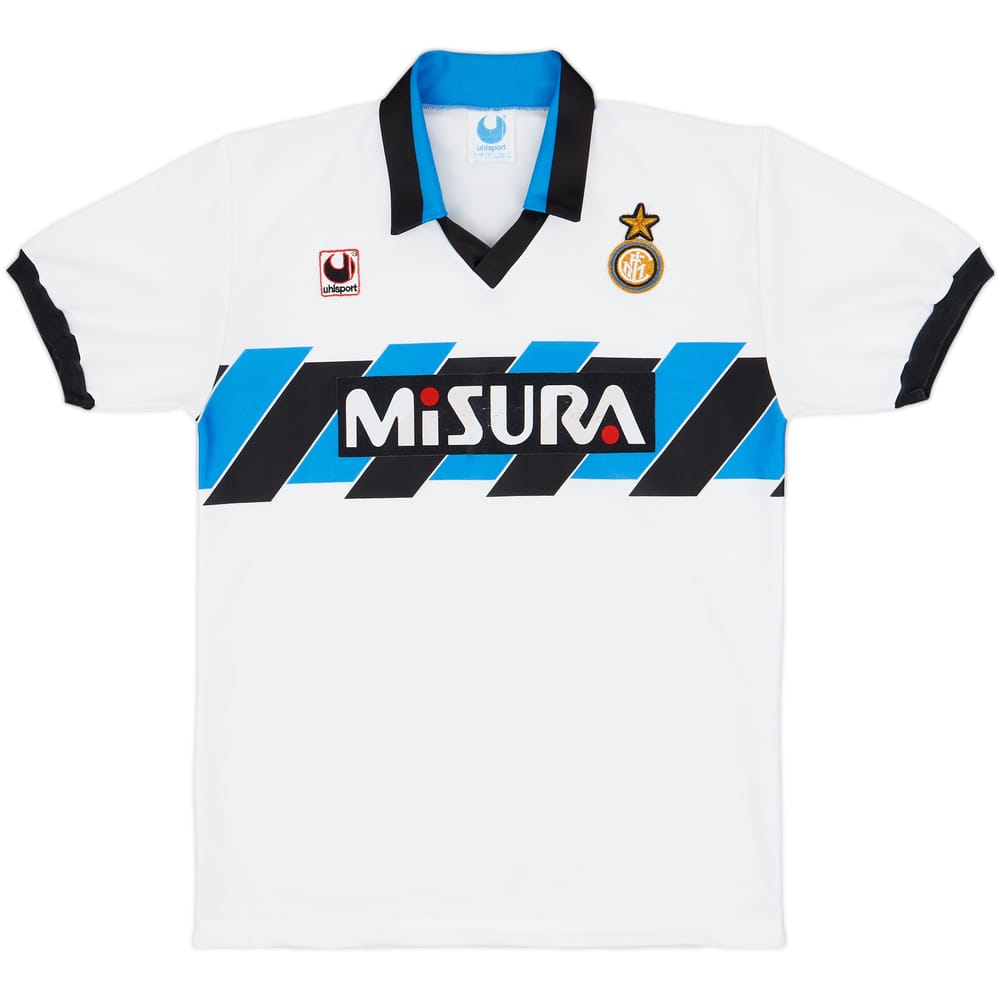 1990-91 Inter Milan Away Shirt - 7/10 - (L)
