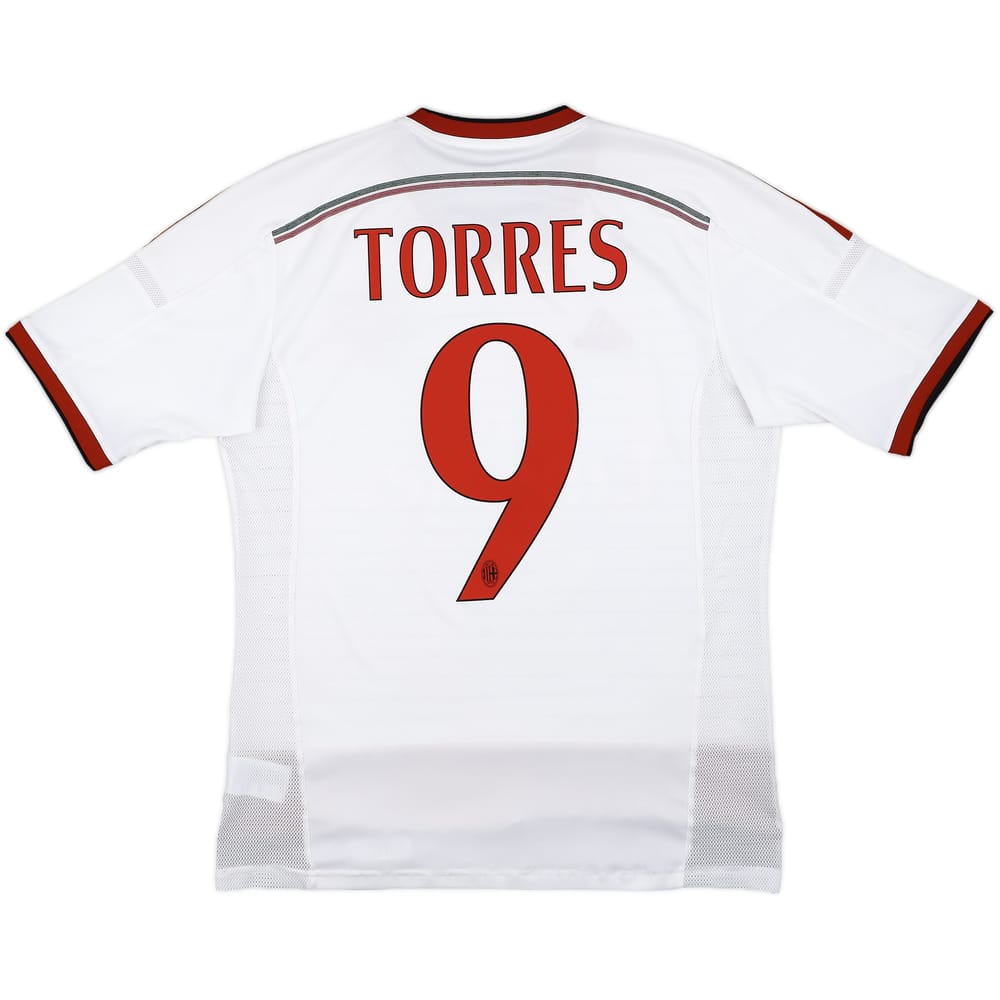2014-15 AC Milan Away Shirt Torres #9 - 5/10 - (M)