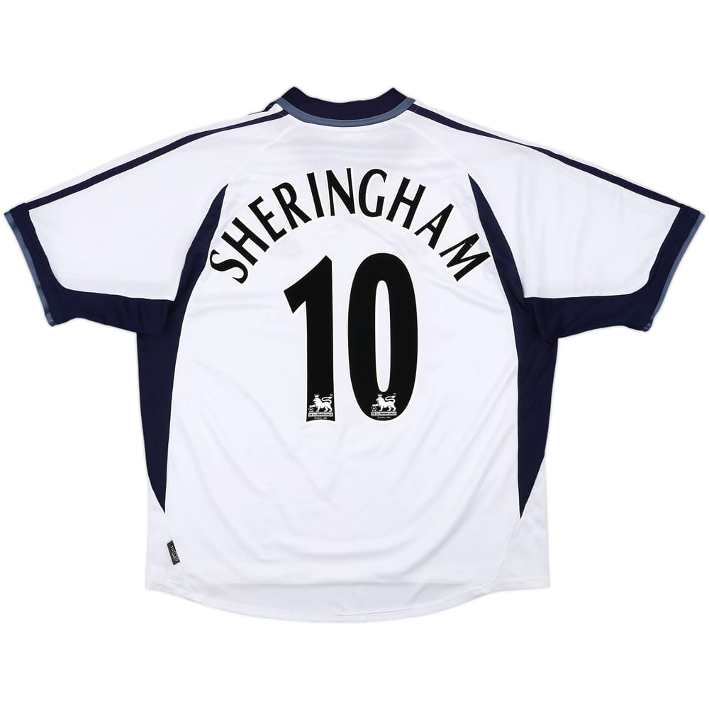 2001-02 Tottenham Home Shirt Sheringham #10 - 6/10 - (XL)