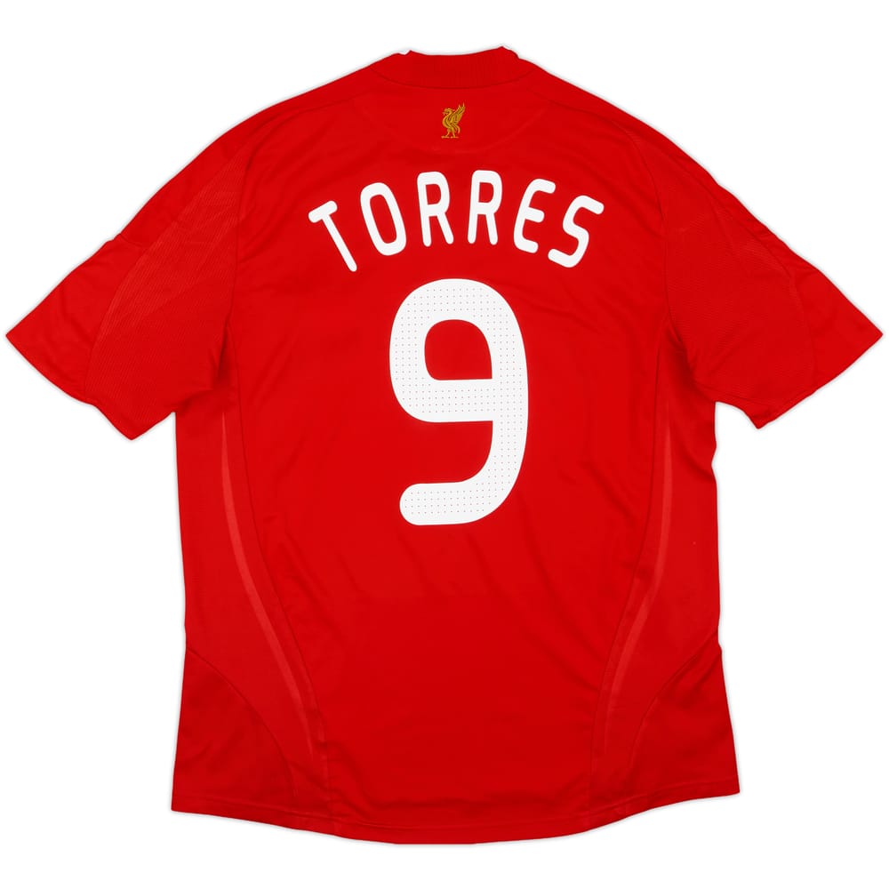 2008-10 Liverpool Home Shirt Torres #9 - 6/10 - (L)