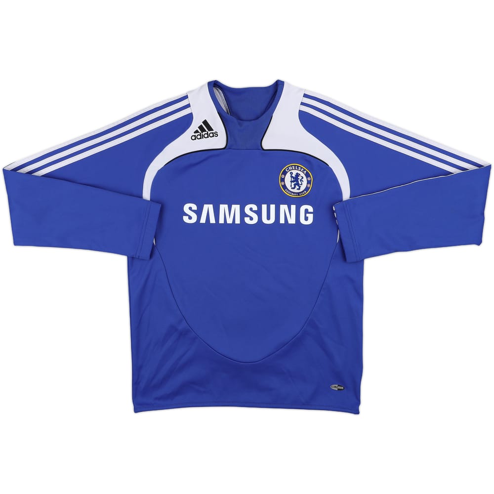 2008-09 Chelsea adidas Sweat Top - 9/10 - (S)