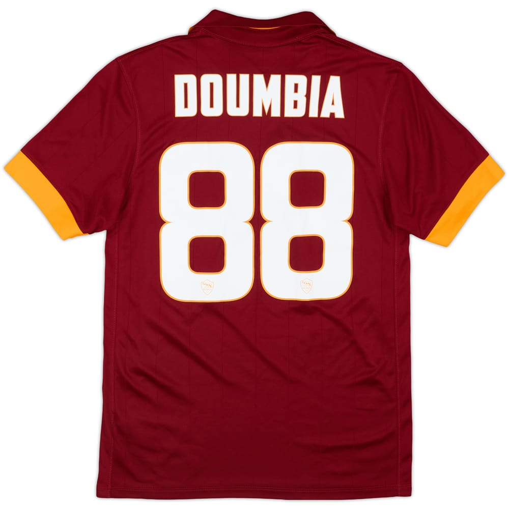 2015-16 Roma Home Shirt Doumbia #88 - 8/10 - (S)