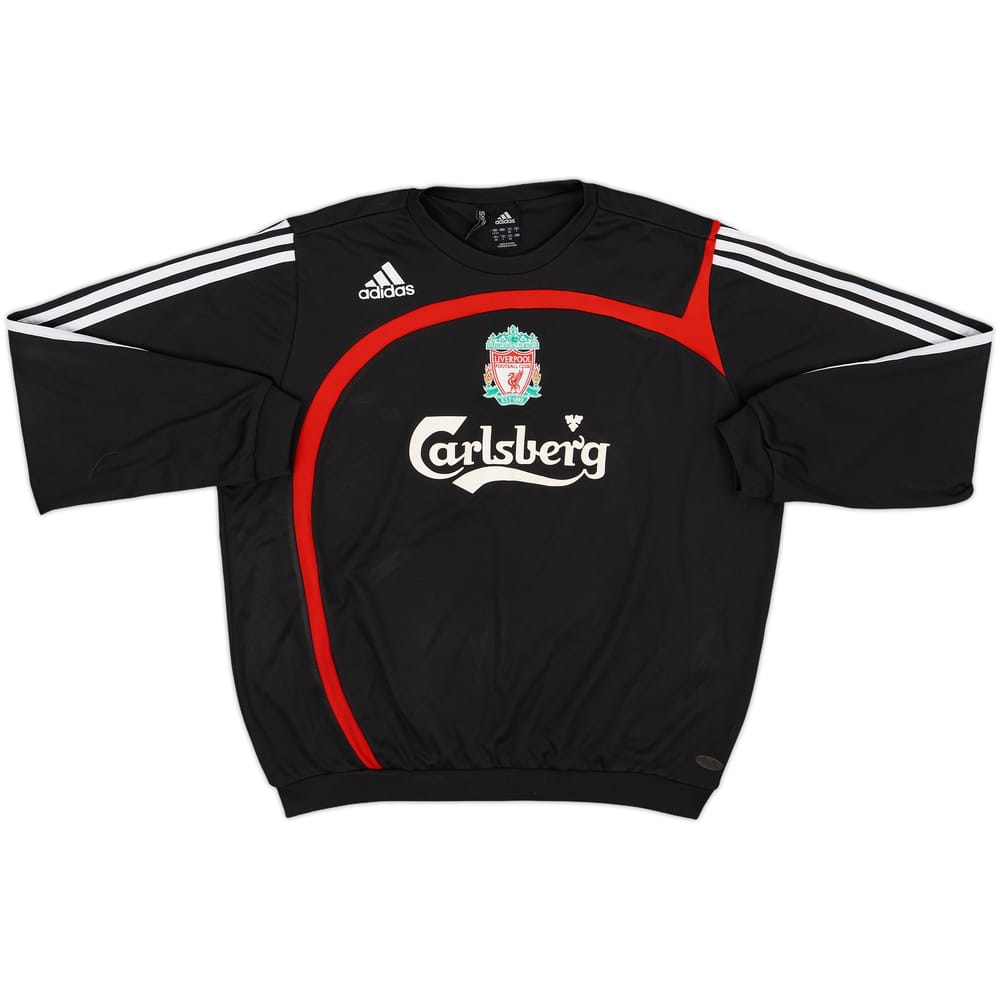 2007-08 Liverpool adidas Sweat Top - 6/10 - (L)