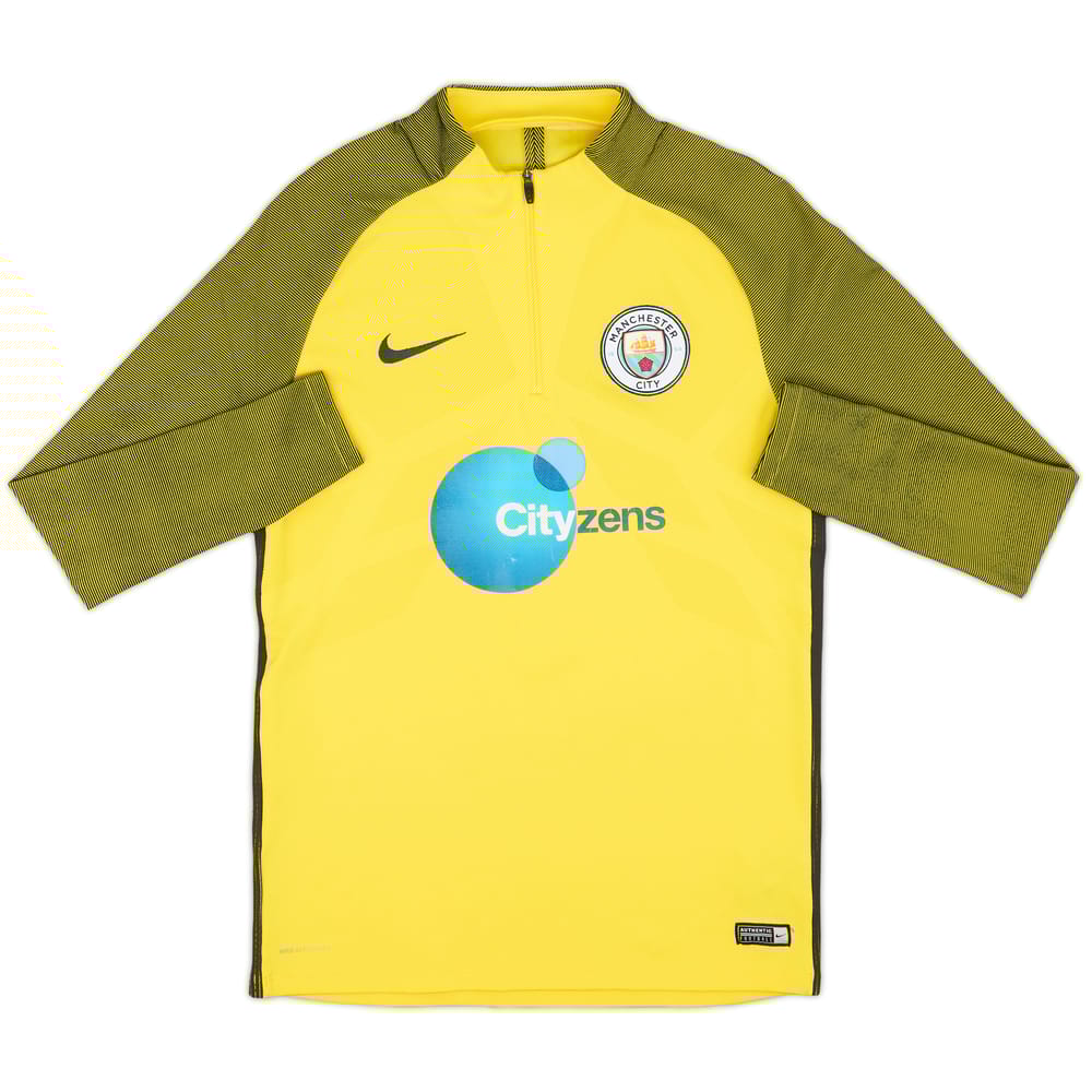 2017-18 Manchester City Nike Aeroswift 1/4 Zip Training Shirt - 8/10 - (M)