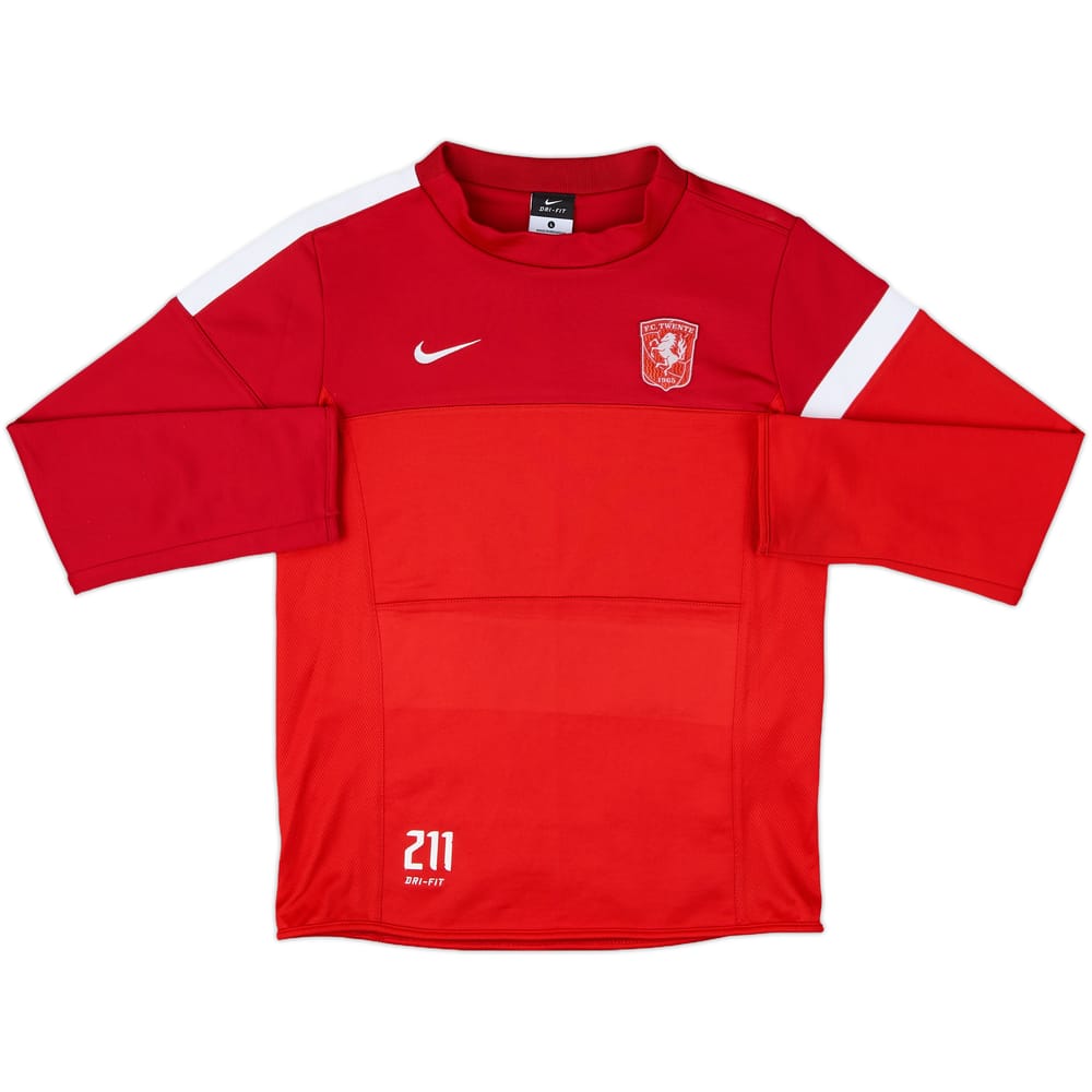2013-14 FC Twente Player Issue Nike Sweat Top #211 - 5/10 - (L.Boys)
