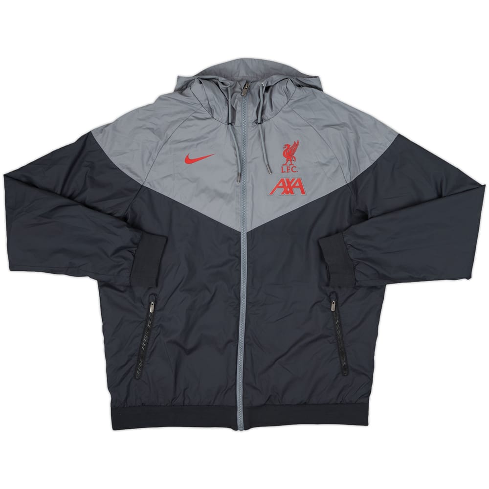 2020-21 Liverpool Nike Hooded Track Jacket - 9/10 - (L)