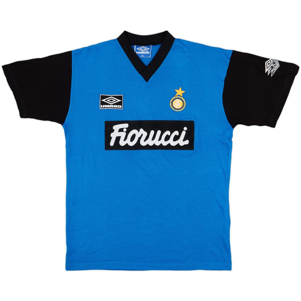 1992-94 Inter Milan Umbro Training Shirt - 8/10 - (XL)