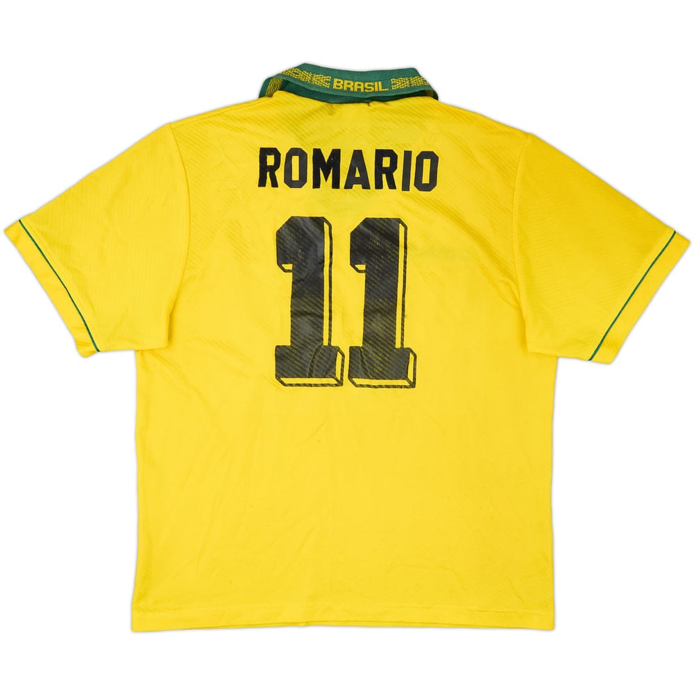 1993-94 Brazil Home Shirt Romario #11 - 6/10 - (M)