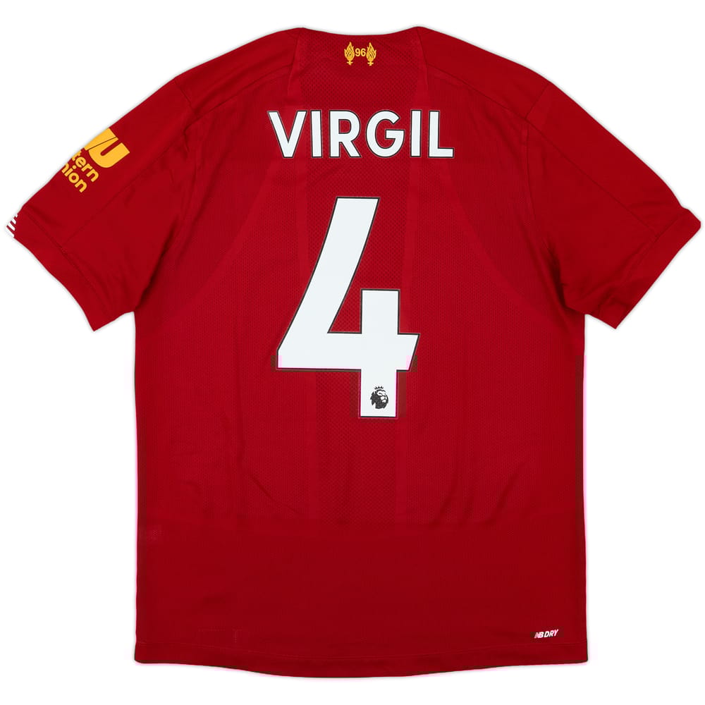 2019-20 Liverpool Home Shirt Virgil #4 - 8/10 - (S)
