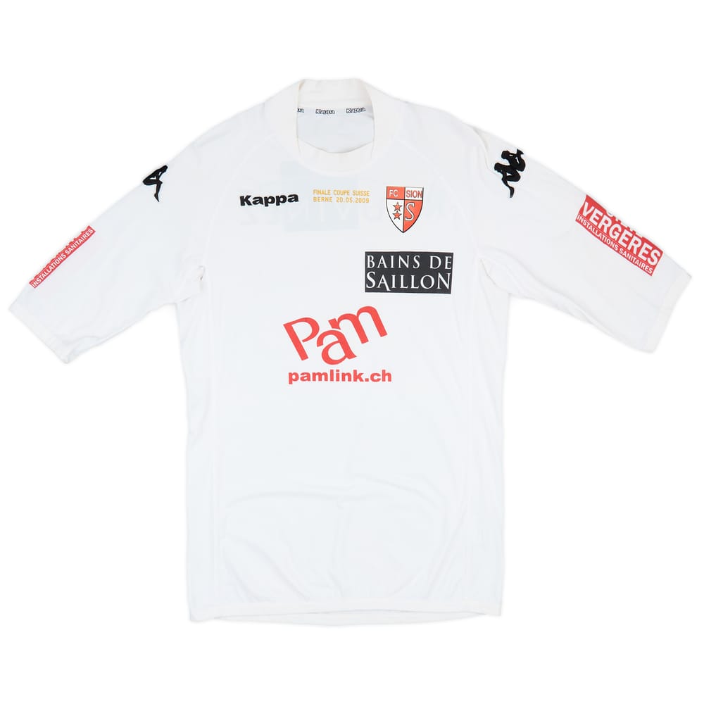 2008-09 FC Sion Signed Home Shirt - 8/10 - (XL)