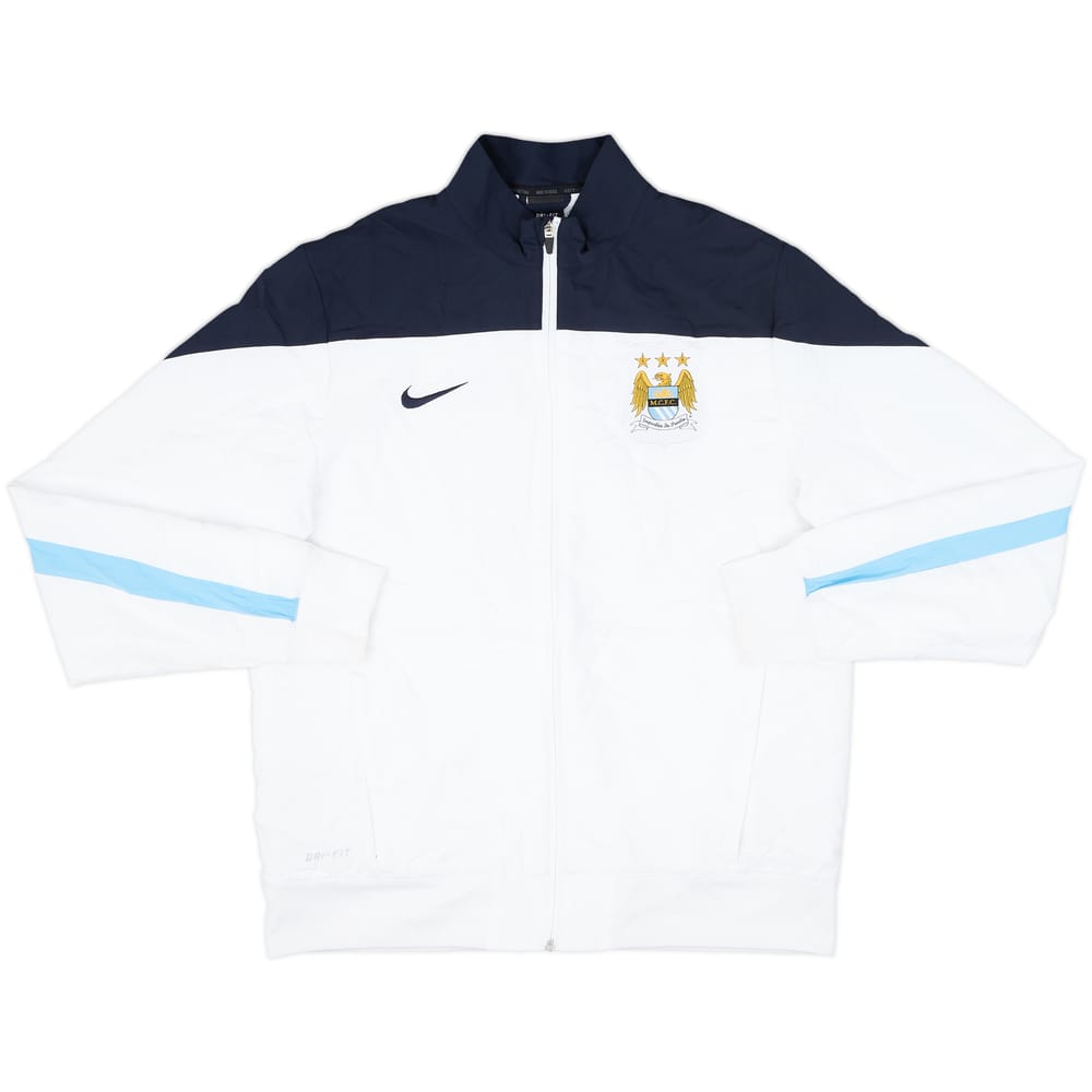 2013-14 Manchester City Nike Track Jacket - 10/10 - (M)