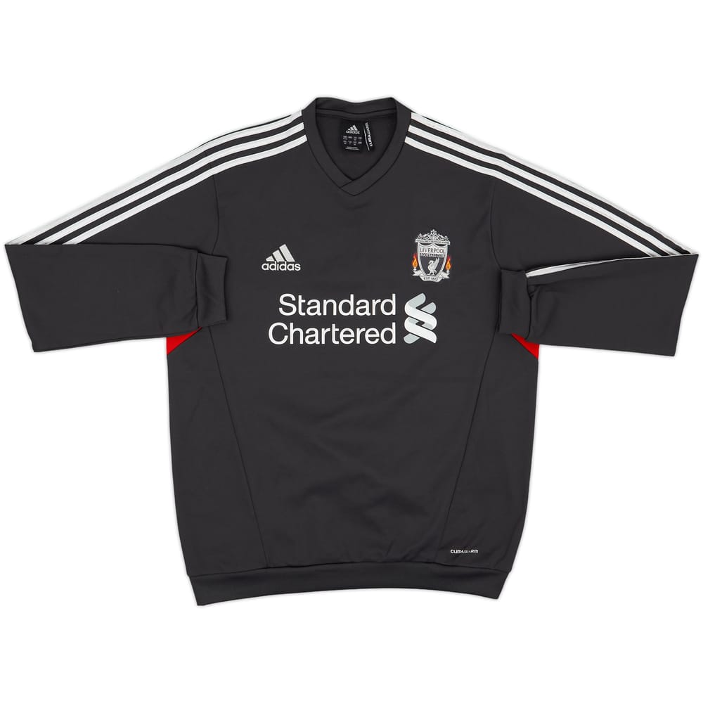 2011-12 Liverpool adidas Sweat Top - 10/10 - (L)