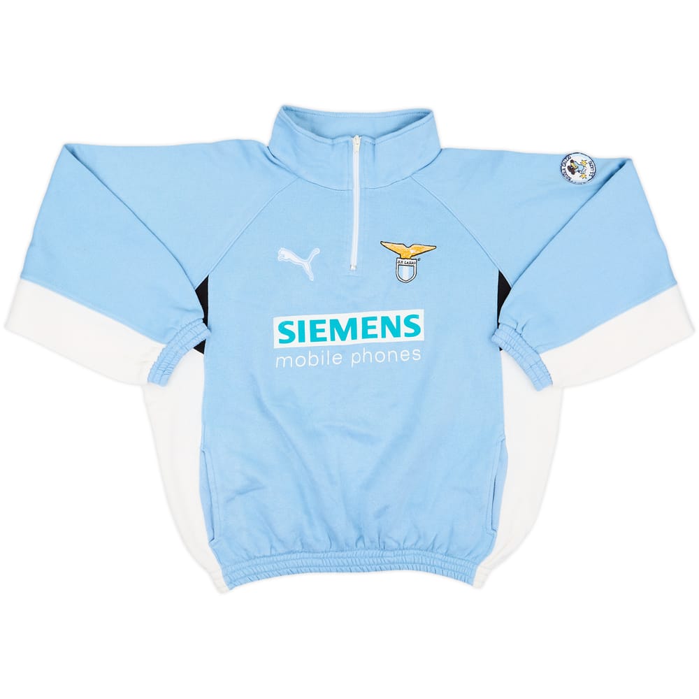 2000-01 Lazio 'Scuola Calcio' Puma 1/4 Zip Drill Top - 8/10 - (L.Boys)