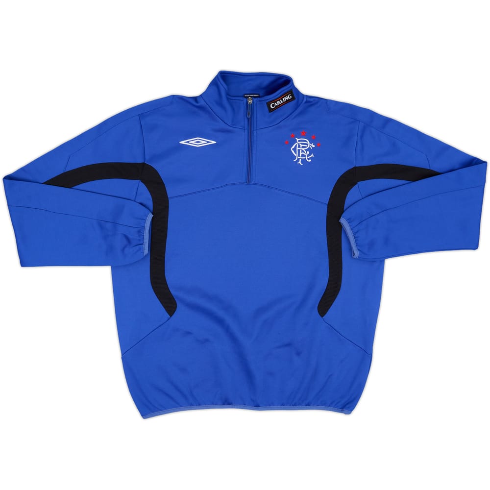 2010-11 Rangers Umbro 1/4 Zip Drill Top - 8/10 - (M)